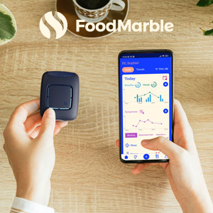 Clickable discount link to purchase a FoodMarble intolerance breath testing device.